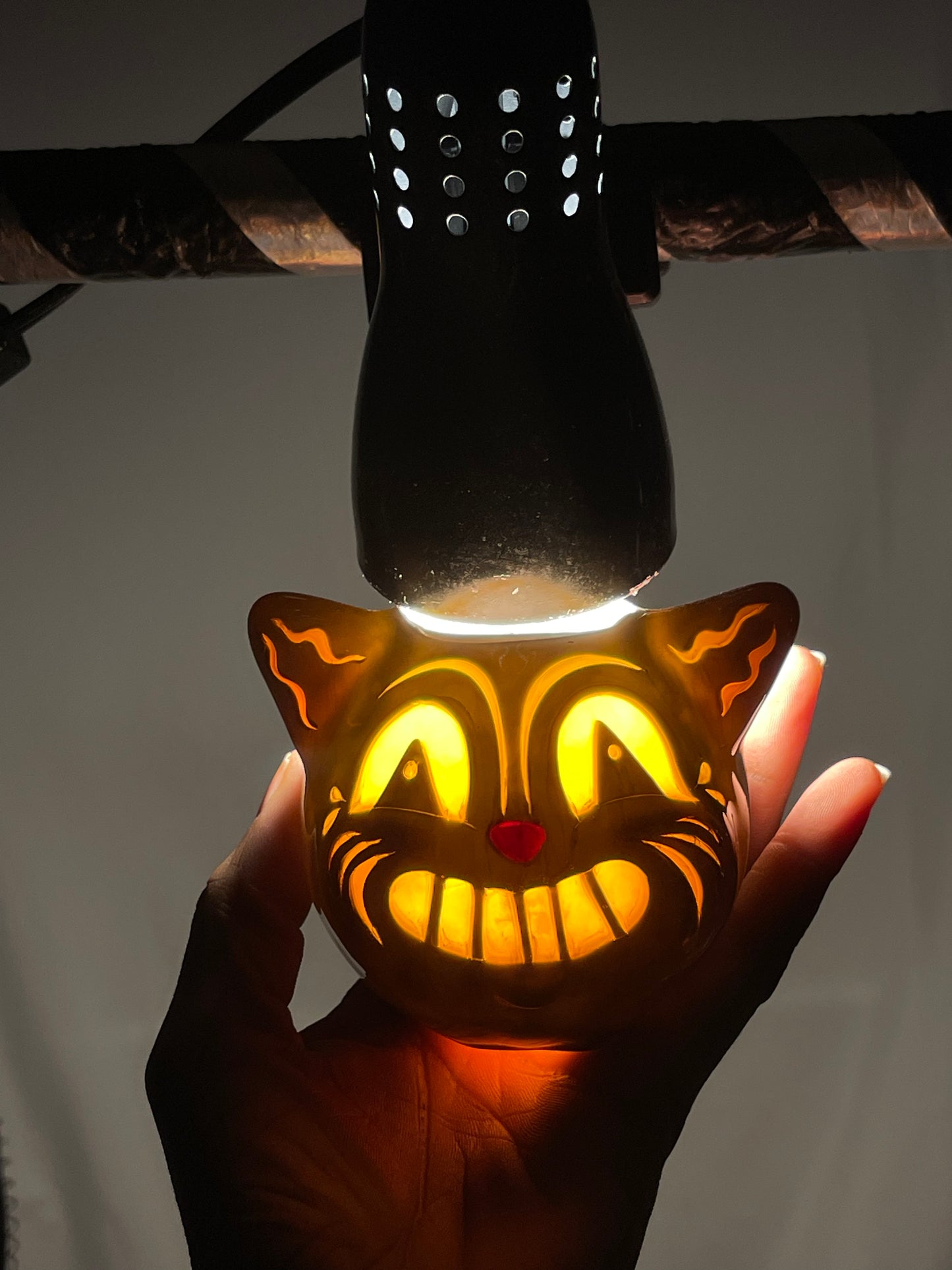 Grinning Black Cat Jack mini in collab w/ Johanna Parker