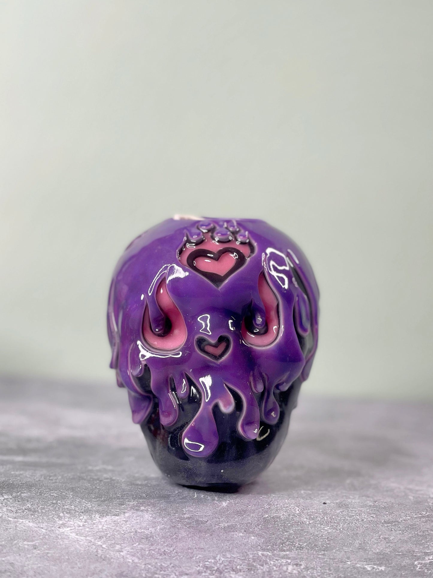 Flames of love Skull