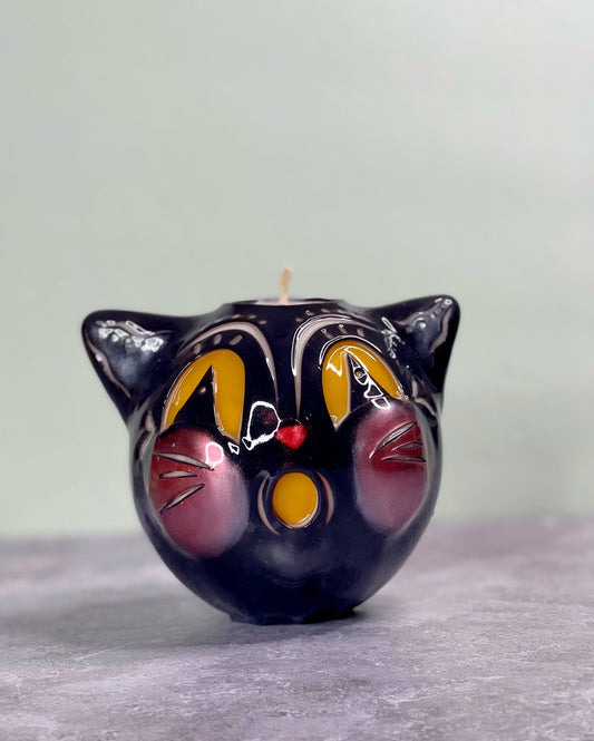 El gato negro aullador Jack en colaboración con Johanna Parker
