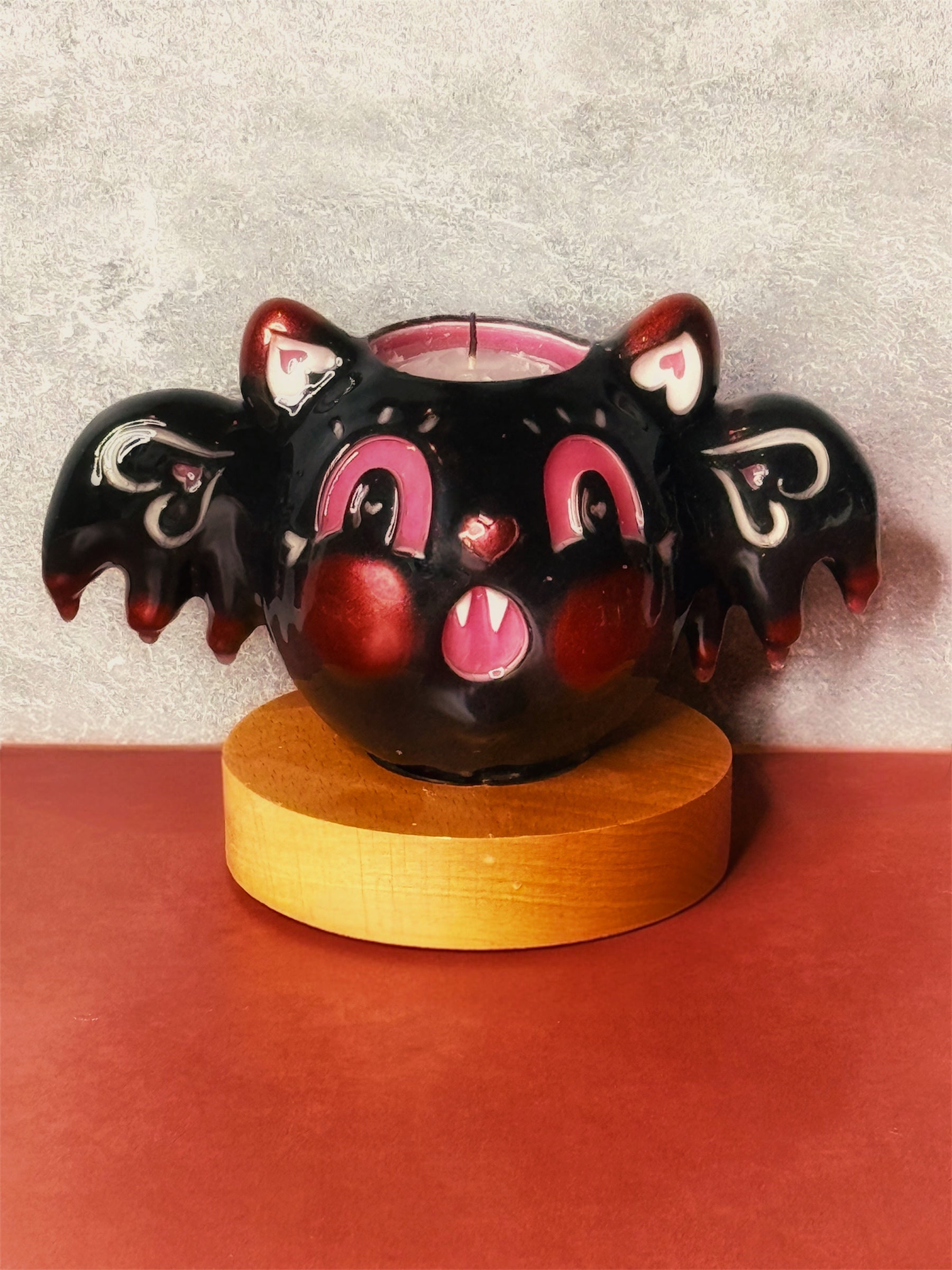 Valloween Bat in collab w/ Johanna Parker – Glow City Candles LLC