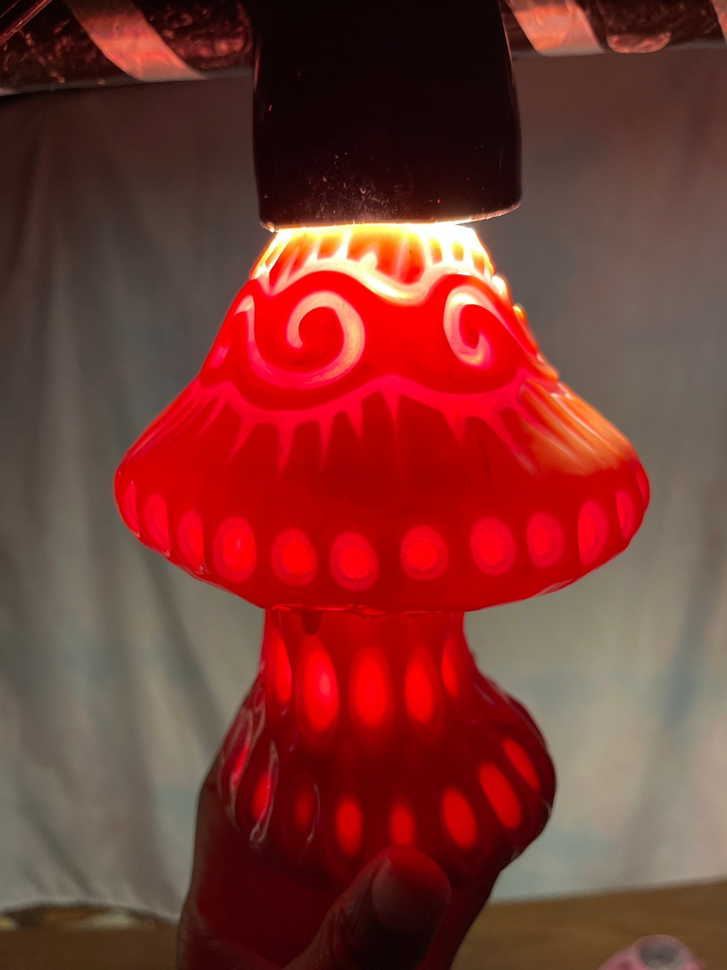 Orange Abstract Mushroom